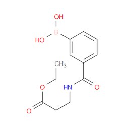 Aobchem&nbsp;Ethyl 3-(3-boronobenzamido)propanoate | ≥95% | CAS 850567-28-1 | C12H16BNO5 | 1g