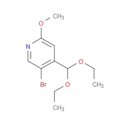 Aobchem&nbsp;5-Bromo-4-(diethoxymethyl)-2-methoxypyridine | ≥97% | CAS 2635937-11-8 | C11H16BrNO3 | 5g