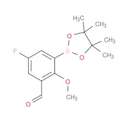 Aobchem&nbsp;5-Fluoro-2-methoxy-3-(4 4 5 5-tetramethyl-1 3 2-dioxaborolan-2-yl)benzaldehyde | ≥95% | CAS 2828443-96-3 | C14H18BFO4 | 250mg