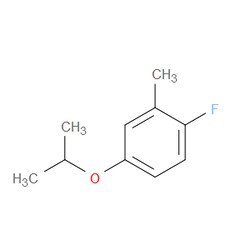 Aobchem&nbsp;1-Fluoro-4-isopropoxy-2-methylbenzene | ≥95% | CAS 798563-62-9 | C10H13FO | 1g