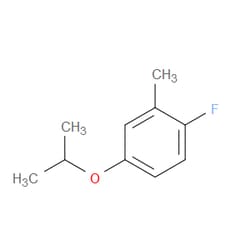 Aobchem&nbsp;1-Fluoro-4-isopropoxy-2-methylbenzene | ≥95% | CAS 798563-62-9 | C10H13FO | 5g
