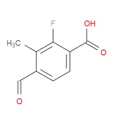 Aobchem&nbsp;2-Fluoro-4-formyl-3-methylbenzoic acid | ≥97% | CAS 2166767-62-8 | C9H7FO3 | 1g