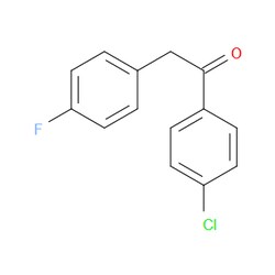 Aobchem&nbsp;1-(4-Chlorophenyl)-2-(4-fluorophenyl)ethanone | ≥97% | CAS 126866-15-7 | C14H10ClFO | 1g