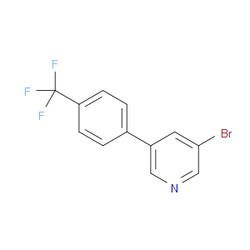 Aobchem&nbsp;3-Bromo-5-(4-trifluoromethylphenyl)pyridine | ≥95% | CAS 675590-01-9 | C12H7BrF3N | 5g