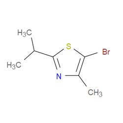 Aobchem&nbsp;5-Bromo-2-isopropyl-4-methylthiazole | ≥97% | CAS 910552-70-4 | C7H10BrNS | 500mg