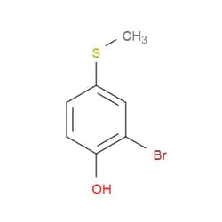 Aobchem&nbsp;2-Bromo-4-(methylthio)phenol | ≥95% | CAS 131845-96-0 | C7H7BrOS | 500mg