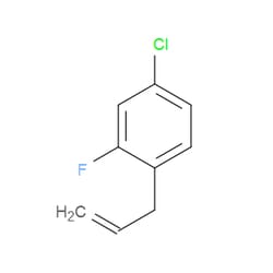 Aobchem&nbsp;4-Chloro-2-fluoro-1-(2-propen-1-yl)benzene | ≥95% | CAS 951894-23-8 | C9H8ClF | 500mg