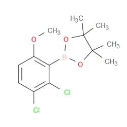 Aobchem&nbsp;2 3-Dichloro-6-methoxyphenylboronic acid pinacol ester | ≥97% | CAS 2306244-12-0 | C13H17BCl2O3 | 1g