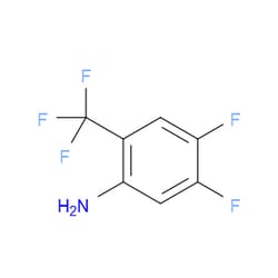 Aobchem&nbsp;4 5-Difluoro-2-(trifluoromethyl)aniline | ≥97% | CAS 1262197-39-6 | C7H4F5N | 500mg