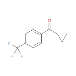 Aobchem&nbsp;Cyclopropyl[4-(trifluoromethyl)phenyl]methanone | ≥97% | CAS 62587-07-9 | C11H9F3O | 1g