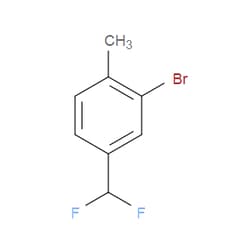 Aobchem&nbsp;2-Bromo-4-(difluoromethyl)-1-methylbenzene | ≥97% | CAS 1261849-91-5 | C8H7BrF2 | 1g
