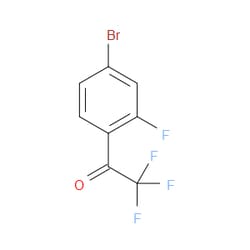 Aobchem&nbsp;1-(4-Bromo-2-fluorophenyl)-2 2 2-trifluoroethanone | ≥97% | CAS 617706-18-0 | C8H3BrF4O | 1g