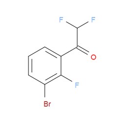 Aobchem&nbsp;1-(3-Bromo-2-fluorophenyl)-2 2-difluoroethanone | ≥97% | CAS 1697801-46-9 | C8H4BrF3O | 250mg