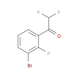 Aobchem&nbsp;1-(3-Bromo-2-fluorophenyl)-2 2-difluoroethanone | ≥97% | CAS 1697801-46-9 | C8H4BrF3O | 1g