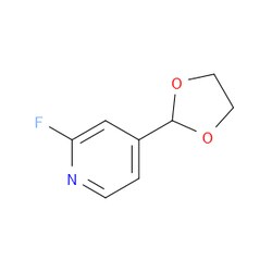Aobchem&nbsp;4-(1 3-Dioxolan-2-yl)-2-fluoropyridine | ≥97% | CAS 1260663-23-7 | C8H8FNO2 | 500mg