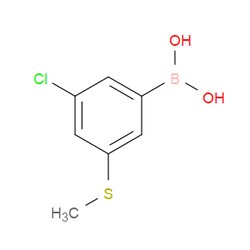 Aobchem&nbsp;5-Chloro-3-(meththio)phenylboronic acid | ≥97% | CAS 1451392-52-1 | C7H8BClO2S | 250mg