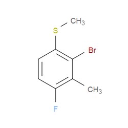 Aobchem&nbsp;2-Bromo-4-fluoro-3-methyl-1-(methylthio)-benzene | ≥97% | CAS 1879026-25-1 | C8H8BrFS | 1g