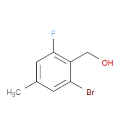 Aobchem&nbsp;(2-Bromo-6-fluoro-4-methylphenyl)methanol | ≥97% | CAS 1936564-11-2 | C8H8BrFO | 500mg
