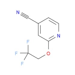 Aobchem&nbsp;2-(2 2 2-Trifluoroethoxy)-4-pyridinecarbonitrile | ≥97% | CAS 618446-30-3 | C8H5F3N2O | 5g