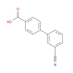 Aobchem&nbsp;3 -Cyano[1 1 -biphenyl]-4-carboxylic acid | ≥95% | CAS 5728-45-0 | C14H9NO2 | 5g