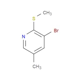 Aobchem&nbsp;3-Bromo-5-methyl-2-(methylthio)pyridine | ≥97% | CAS 1289049-50-8 | C7H8BrNS | 500mg