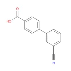 Aobchem&nbsp;3 -Cyano[1 1 -biphenyl]-4-carboxylic acid | ≥95% | CAS 5728-45-0 | C14H9NO2 | 1g