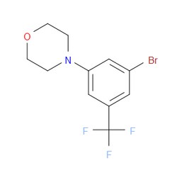Aobchem&nbsp;4-(3-Bromo-5-(trifluoromethyl)phenyl)morpholine | ≥97% | CAS 1129542-08-0 | C11H11BrF3NO | 250mg
