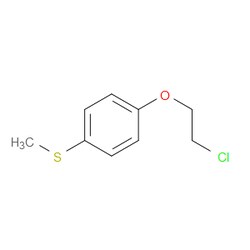 Aobchem&nbsp;1-(2-Chloroethoxy)-4-(methylthio)benzene | ≥95% | CAS 34334-21-9 | C9H11ClOS | 500mg