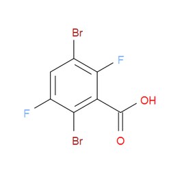 Aobchem&nbsp;2 5-Dibromo-3 6-difluorobenzoic acid | ≥95% | CAS 1263376-61-9 | C7H2Br2F2O2 | 500mg