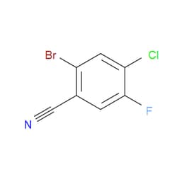 Aobchem&nbsp;2-Bromo-4-chloro-5-fluorobenzonitrile | ≥95% | CAS 1893432-29-5 | C7H2BrClFN | 1g