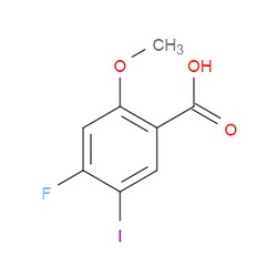 Aobchem&nbsp;4-Fluoro-5-iodo-2-methoxybenzoic acid | ≥97% | CAS 1171824-18-2 | C8H6FIO3 | 5g