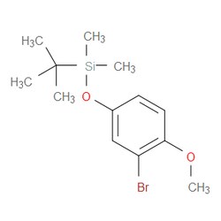 Aobchem&nbsp;O-t-Butyldimethylsilyl 3-bromo-4-methoxyphenol | ≥95% | CAS 1133116-37-6 | C13H21BrO2Si | 250mg