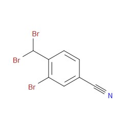 Aobchem&nbsp;3-Bromo-4-(dibromomethyl)benzonitrile | ≥95% | CAS 1381846-22-5 | C8H4Br3N | 250mg