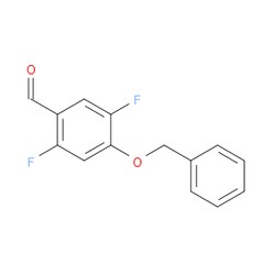Aobchem&nbsp;2 5-Difluoro-4-(phenylmethoxy)benzaldehyde | ≥97% | CAS 918524-86-4 | C14H10F2O2 | 250mg