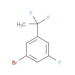 Aobchem&nbsp;1-Bromo-3-(1 1-difluoroethyl)-5-fluorobenzene | ≥95% | CAS 627526-99-2 | C8H6BrF3 | 1g