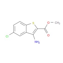 Aobchem&nbsp;Methyl 3-amino-5-chlorobenzo[b]thiophene-2-carboxylate | ≥97% | CAS 1026241-99-5 | C10H8ClNO2S | 1g