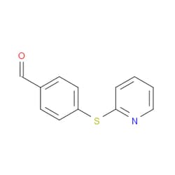 Aobchem&nbsp;4-(2-Pyridinylthio)benzaldehyde | ≥97% | CAS 87626-35-5 | C12H9NOS | 500mg