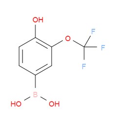 Aobchem&nbsp;(4-Hydroxy-3-(trifluoromethoxy)phenyl)boronic acid | ≥97% | CAS 2364439-34-7 | C7H6BF3O4 | 5g