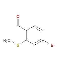 Aobchem&nbsp;4-Bromo-2-(methylthio)benzaldehyde | ≥97% | CAS 918350-11-5 | C8H7BrOS | 500mg