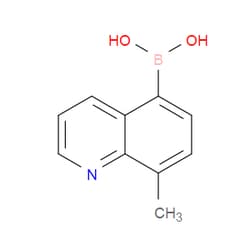 Aobchem&nbsp;8-Methyl-5-quinolinylboronic acid | ≥95% | CAS 1025010-58-5 | C10H10BNO2 | 500mg