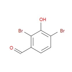 Aobchem&nbsp;2 4-Dibromo-3-hydroxybenzaldehyde | ≥97% | CAS 129788-10-9 | C7H4Br2O2 | 500mg