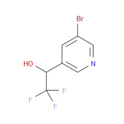 Aobchem&nbsp;1-(5-Bromopyridin-3-yl)-2 2 2-trifluoroethanol | ≥95% | CAS 1204234-60-5 | C7H5BrF3NO | 250mg