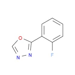 Aobchem&nbsp;2-(2-Fluorophenyl)-1 3 4-oxadiazole | ≥95% | CAS 155048-66-1 | C8H5FN2O | 1g