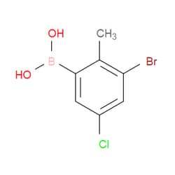 Aobchem&nbsp;(3-Bromo-5-chloro-2-methylphenyl)boronic acid | ≥97% | CAS 2225155-54-2 | C7H7BBrClO2 | 1g