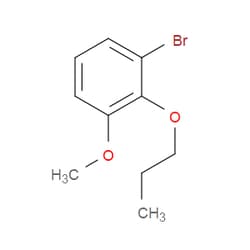 Aobchem&nbsp;1-Bromo-3-methoxy-2-propoxybenzene | ≥95% | CAS 1864654-26-1 | C10H13BrO2 | 500mg