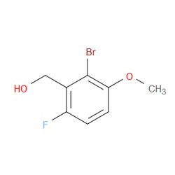 Aobchem&nbsp;(2-Bromo-6-fluoro-3-methoxyphenyl)methanol | ≥95% | CAS 1500279-77-5 | C8H8BrFO2 | 250mg