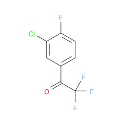 Aobchem&nbsp;1-(3-Chloro-4-fluorophenyl)-2 2 2-trifluoroethanone | ≥95% | CAS 845823-05-4 | C8H3ClF4O | 500mg