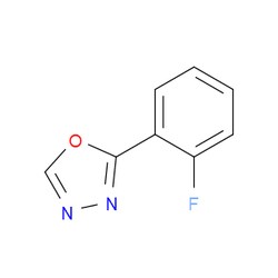 Aobchem&nbsp;2-(2-Fluorophenyl)-1 3 4-oxadiazole | ≥95% | CAS 155048-66-1 | C8H5FN2O | 5g