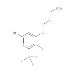 Aobchem&nbsp;5-Bromo-1-butoxy-2-fluoro-3-(trifluoromethyl)benzene | ≥97% | CAS 1881320-74-6 | C11H11BrF4O | 1g
