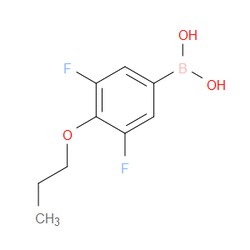 Aobchem&nbsp;(3 5-Difluoro-4-propoxyphenyl)boronic acid | ≥97% | CAS 2096331-43-8 | C9H11BF2O3 | 250mg